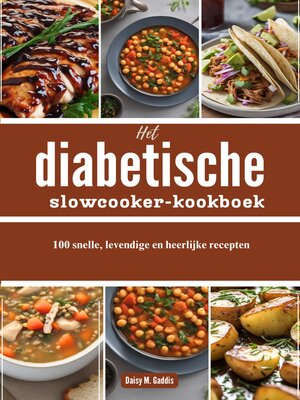 cover image of Het diabetische slowcooker-kookboek